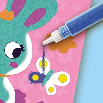 Набор для творчества Ses Creative С цветным песком Лесные животные (14136S) | Зображення 3