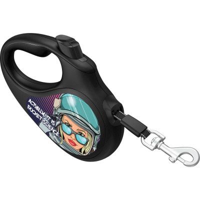 Поводок для собак WAUDOG R-leash "Ракетостроение" XS до 12 кг 3 м черный (8123-0124-01) | Зображення 2