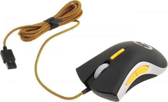 Игровая проводная оптическая мышь с светодиодной подсветкой XPRO DeathAdder Overwatch Elite черная (ЦУ-00030988) | Зображення 4
