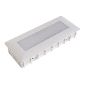 Світильник вуличний вбудований AL-906/6W CW IP54 WH Brille 34-545