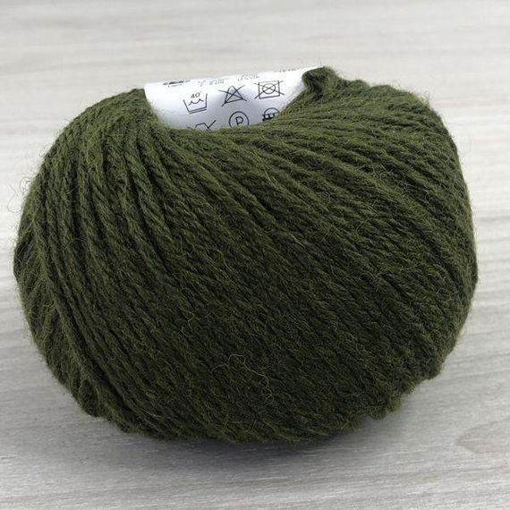 Пряжа Gazzal – Baby Wool XL колір 840 Хакі | Зображення 1
