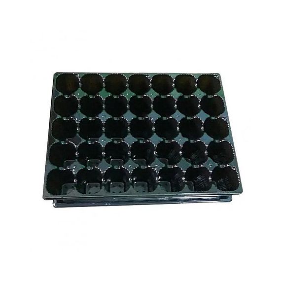 Касета для розсади пластикова з піддоном на 35 комірок