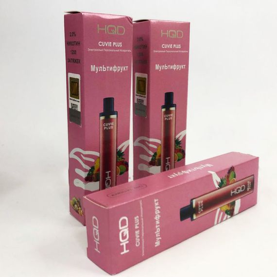 Одноразовая pod-система HQD Cuvie PLUS 1200 puffs. Мультифрукт | Зображення 5