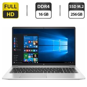 Ультрабук Б-класс HP ProBook 450 G9 / 15.6" (1920x1080) IPS / Intel Core i5-1235U (10 (12) ядер по 3.3 - 4.4 GHz) / 16 GB DDR4 / 256 GB SSD M.2 / Intel Intel Iris Xe Graphics / WebCam б/у