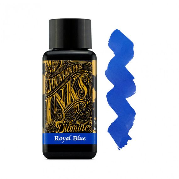 Чернила для перьевых ручек Diamine Ink 30мл, Royal Blue