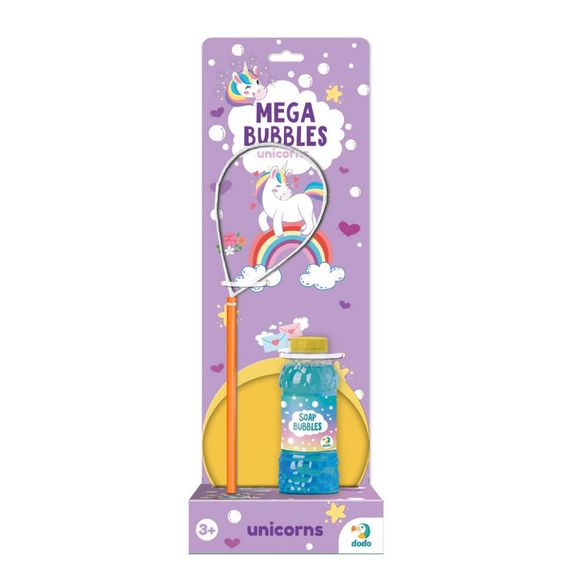 Мыльные пузыри "Mega Bubbles Единорожки" 500118 с тарелкой 450 мл