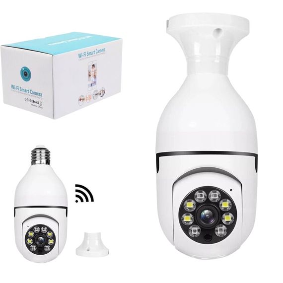 Камера відеоспостереження лампочка E27 WiFi 2MP XPRO (41810-E27 WIFI 2MP_460) | Зображення 2
