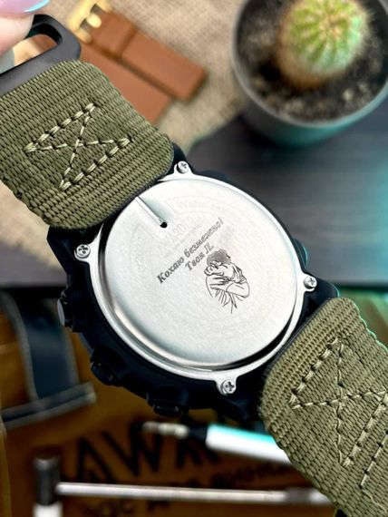 Чоловічий годинник Awarder 036 Nylon Black-Army Green 1202-0099 | Зображення 2