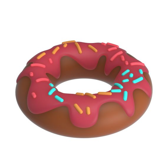 Ерекційне кільце - Pretty Love Berry Super Donut Silicone Cock Ring | Зображення 4