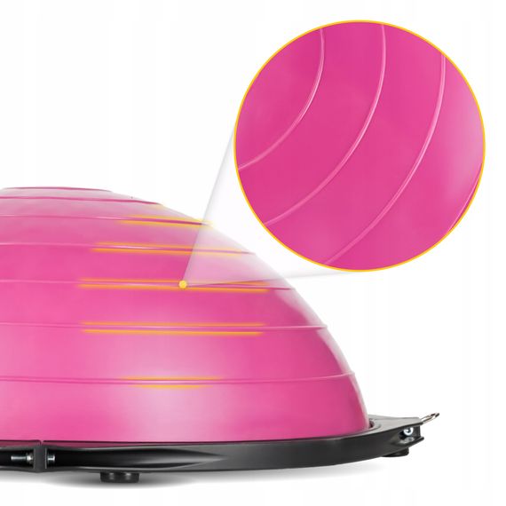 Балансувальна платформа 4FIZJO Bosu Ball 60 см Pink (P-5905973402453) | Зображення 3