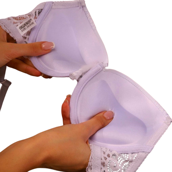 Бюстгальтер жіночий пуш-ап брителі з'ємні білий 75В,80В,85В | Зображення 2