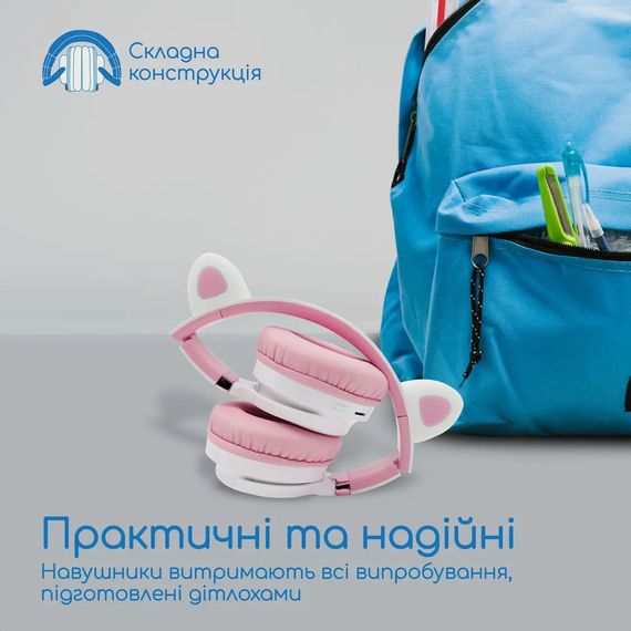 Навушники Promate Panda Bubblegum (panda.bubblegum) | Зображення 6