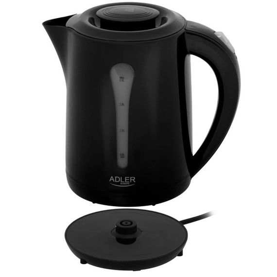 Электрочайник Adler AD 1244 black 2.5 л черный | Зображення 3