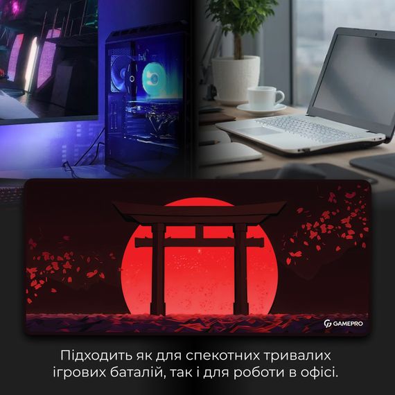 Килимок для мишки GamePro Speed/Control Black-Red (MP275R) | Зображення 6