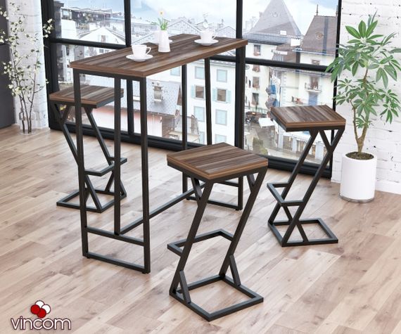 Стул барный Loft Design BS-2 орех-модена | Зображення 1
