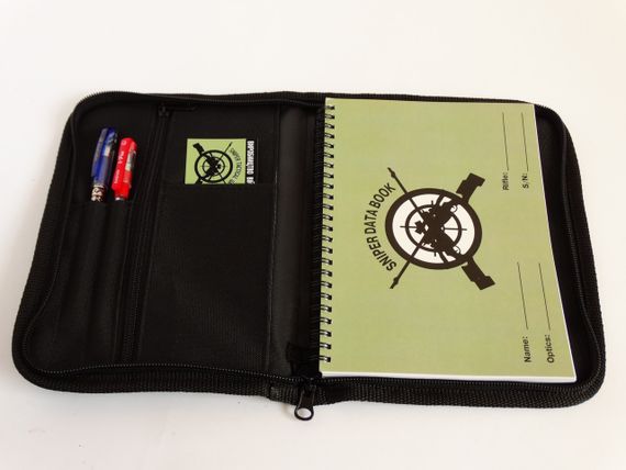 Блокнот снайпера стрілка тактичний в обкладинці А5, Чорний кордуна водонепроникна