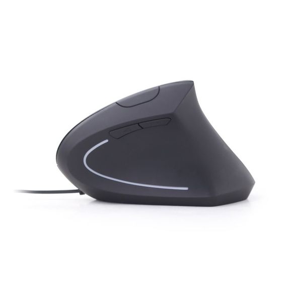 Оптична мишка Gembird MUS-ERGO-01, USB интерфейс, чорний колір | Зображення 2