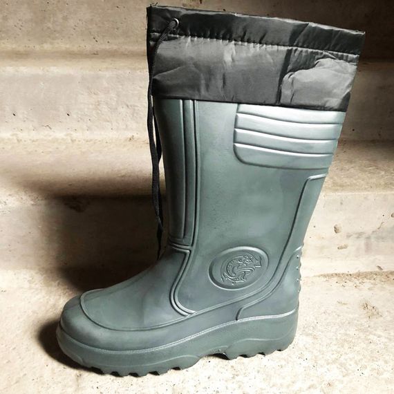 Мужские резиновые сапоги для военных 43р, Сапоги из резины для весны Теплые резиновые олива NK-39 | Зображення 8