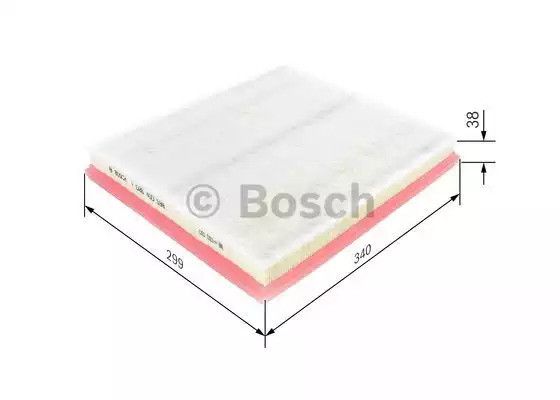 Фільтр повітряний FORD TRANSIT, BOSCH (F026400596) | Зображення 4