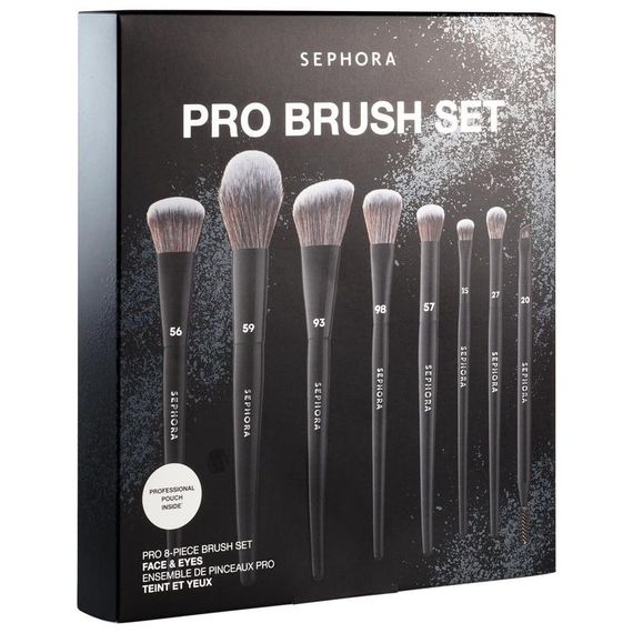Набір пензликів для макіяжу Sephora collection 8-piece PRO Brush Face & Eye set | Зображення 3