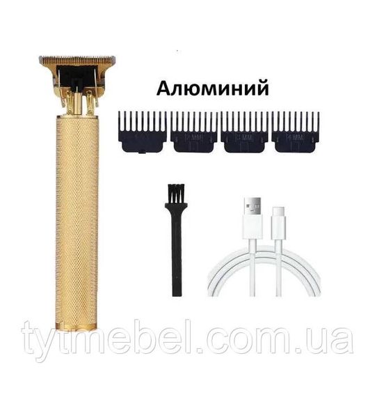 Машинка для стрижки волос головы усов и бороды USB триммер Vintage | Зображення 3