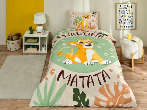 Постельное белье TAC Disney 160×220 см Lion King Jungle