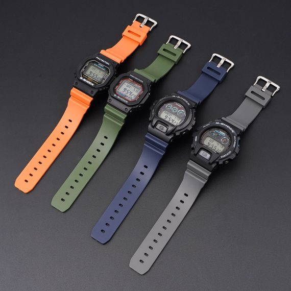 Ремінець для Casio G-Shock DW-6900 Orange SI | Зображення 5