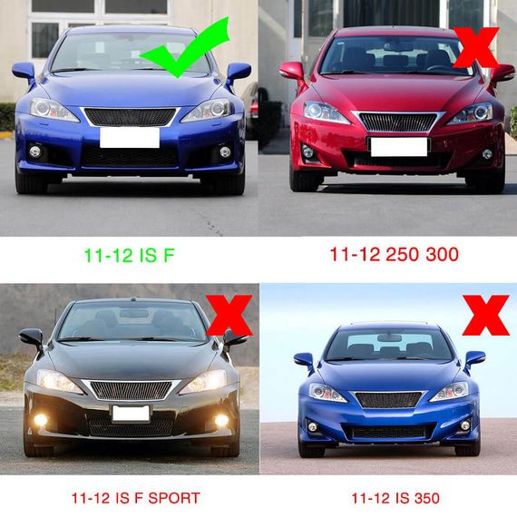 Накладка на передній бампер Lip (для F 2011-2013, Карбон) для Lexus IS рр | Зображення 5