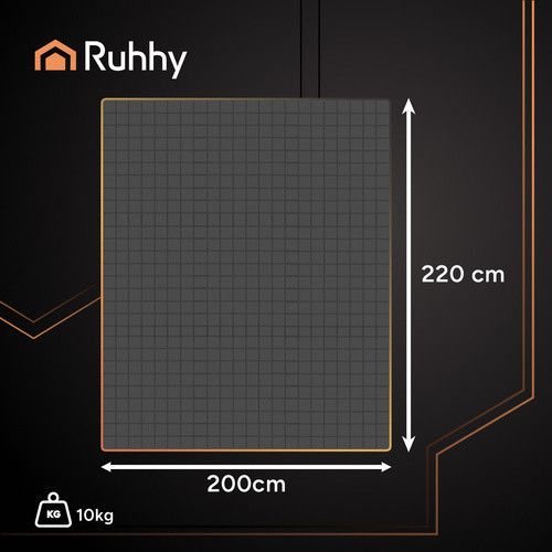 Ковдра обважнена гравітаційна Ruhhy 24427 10 кг, 200×220 см, сіра, антистресова | Зображення 1