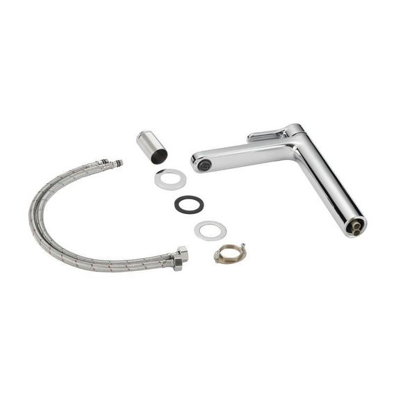 Змішувач латунний для раковини Lidz Astra 001FH високий (k35) LDAST001FHCRM48090 Chrome | Зображення 4