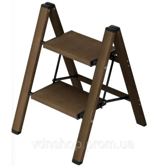 Стремянка алюминиевая ladder AND L0202, легкая, широкие ступени