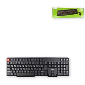 Клавіатура та миша Hoco GM16 підключення провідне та USB кабель 1,5 м чорний (ЦУ-00035244_281)