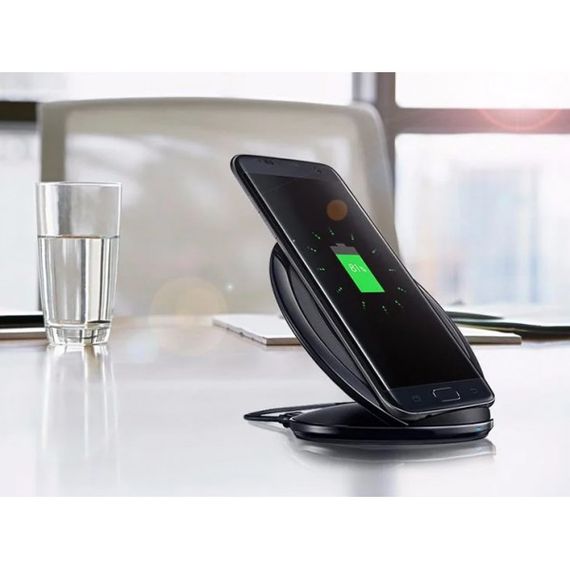 Бездротовий зарядний пристрій FAST CHARGE WIRELESS S7 | Бездротова зарядка швидка | Бездротове зарядне VU-587 для телефону | Зображення 4