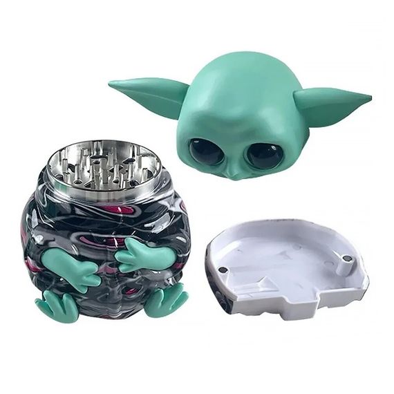 Гриндер Мельница Для Измельчения Трав "Baby Yoda Grogu" | Зображення 1