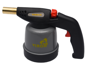 Лампа паяльна газова з п`єзозапалом 360º TM VIROK під балон 190 г [6] 44V143