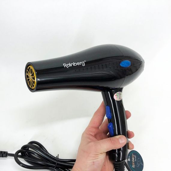 Хороший фен Rainberg RB-2210, Фен для дому, Фен для голови, Фен для волосся YS-241 з режимами | Зображення 1