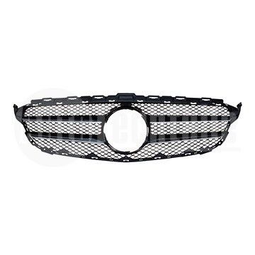 Решетка радиатора Mercedes Benz W205 14-18 (хром/чёрн), AutoTechteile, 140 8800, 140 8808