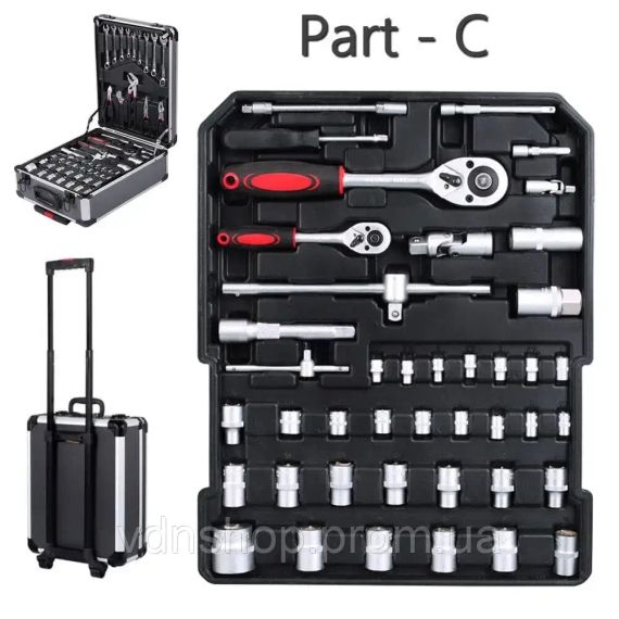 Професійний набір інструментів у валізі 408 предметів | Зображення 4