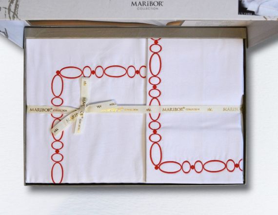 Комплект постельного белья Maribor Exclusive Satin  200х220 см Lilyana Red | Зображення 3