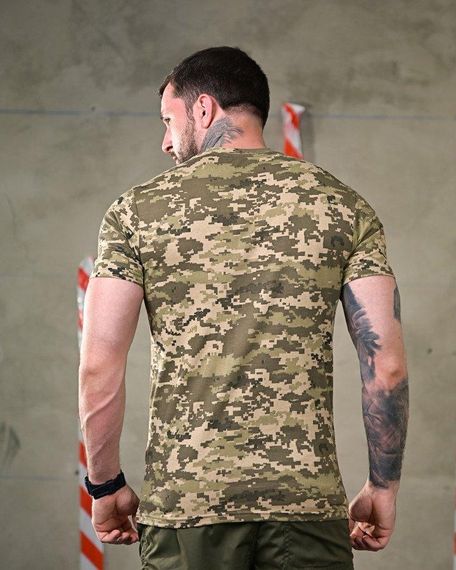 Футболка бавовняна піксель ДЛ7354 | Зображення 2