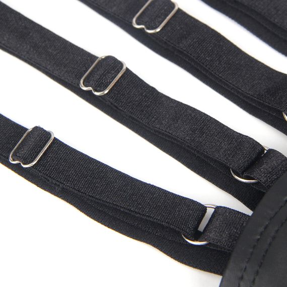 Стринги чоловічі чорні STAR Night з регулюючими гумками з боків, M Sex Aura | Зображення 7