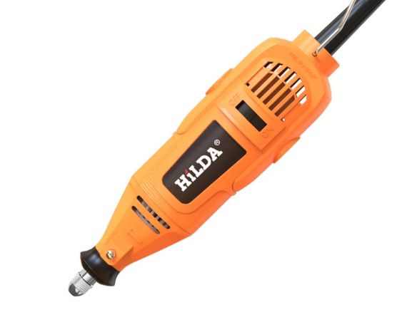 Бормашина мини-дрель гравер Hilda MD200-B 200W с комплектом насадок | Зображення 1