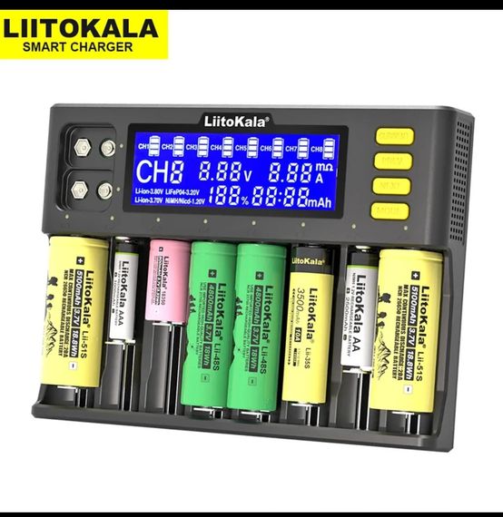 Универсальное зарядное устройство LiitoKala Lii-S8 | Зображення 3