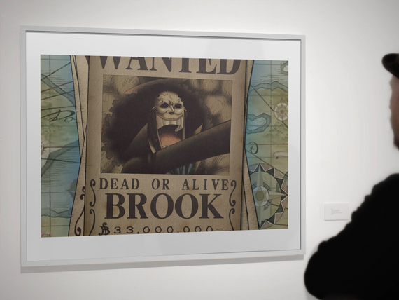 Плакат-постер з принтом Кавун One Piece Ван-Піс Brook Брук Розшукова листівка Брук А1 ПЛ000674(A1) | Зображення 1