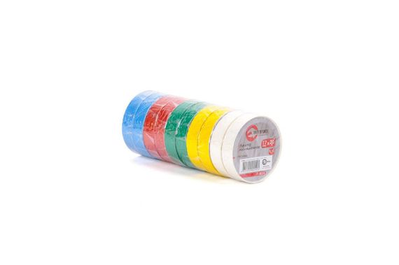 Лента изоляционная Intertool - 20 м ассорти (IT-0024) | Зображення 1
