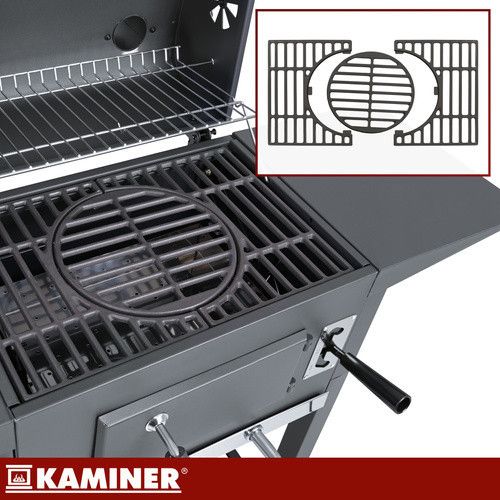 Мангал-гриль садовий з кришкою 105х110х50 см Kaminer 27317 | Зображення 5