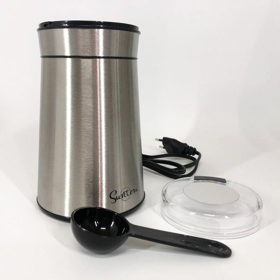 Кавомолка Suntera SCG-603SS 250 Вт, електрична кавомолка подрібнювач, професійні кавомолки | Зображення 4