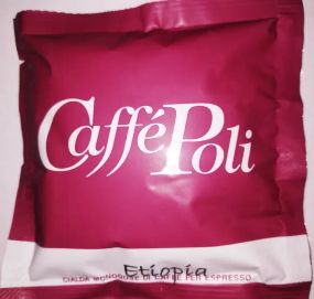 Кава в чалдах молодозах Caffe Poli Ефіопія 100шт Італія кава в таблетках Ethiopia