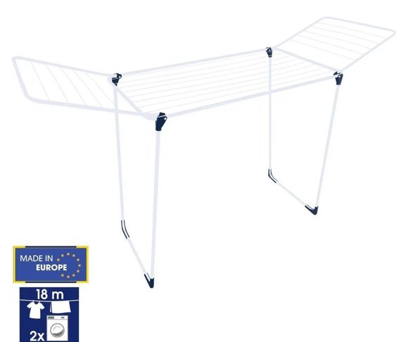 Сушарка для білизни підлогова Casa Si Merkur Pluse 18m White (CS92234C04) | Зображення 4