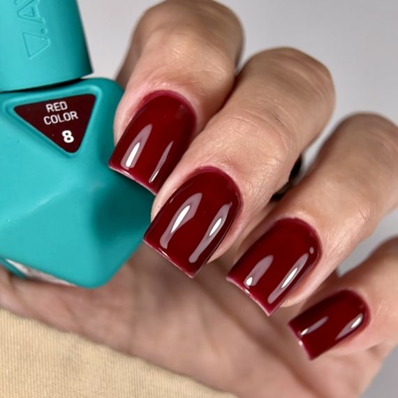 Гель-лак Victoria Avdeeva Red Color 08 (красный) 12 мл HEMA & TPO FREE